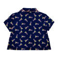 Blue Martini Boxy Notch Collar Set - Haute Dreamz