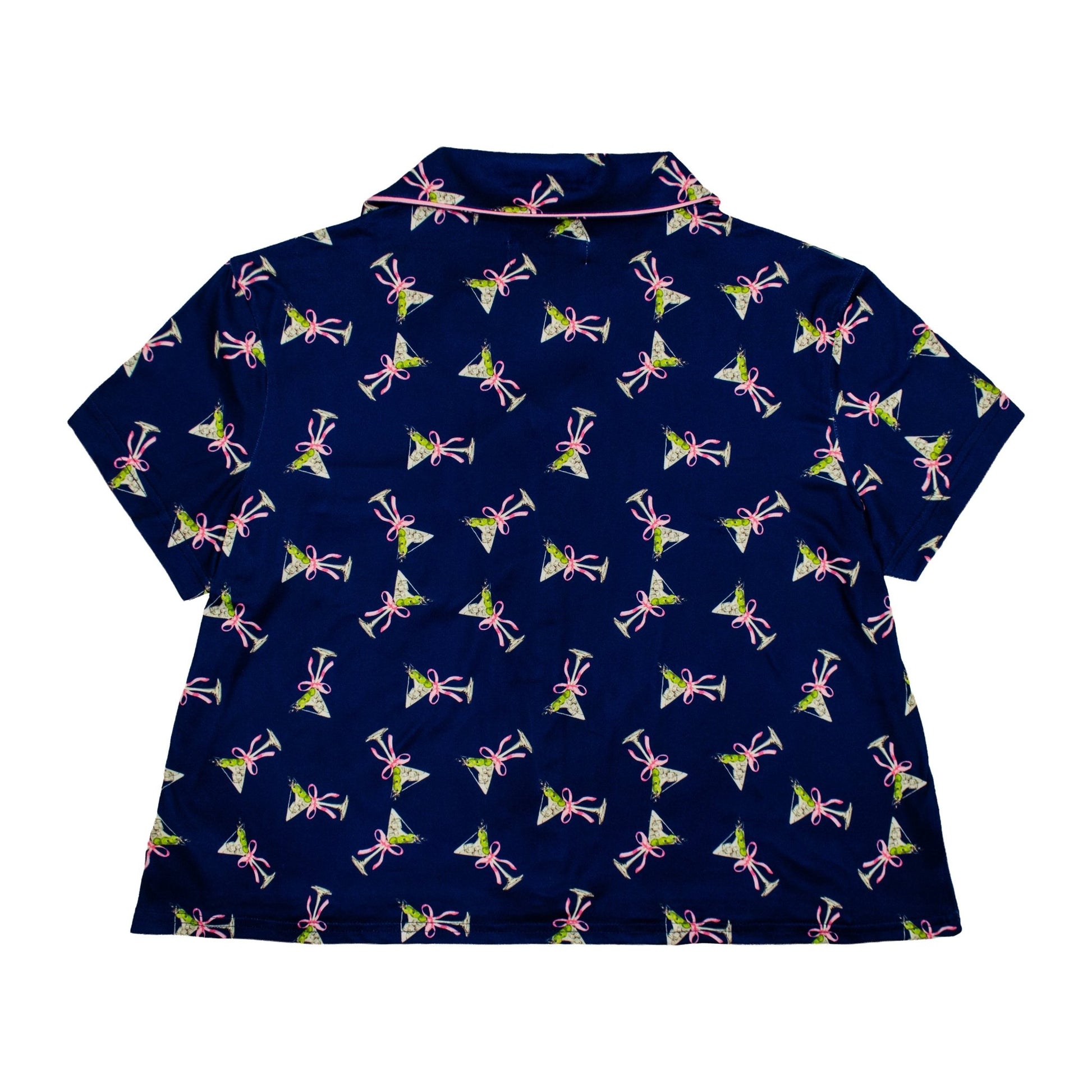 Blue Martini Boxy Notch Collar Set - Haute Dreamz