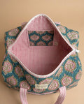 Emerald Petal Quilted Weekender - Haute Dreamz