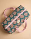 Emerald Petal Quilted Weekender - Haute Dreamz