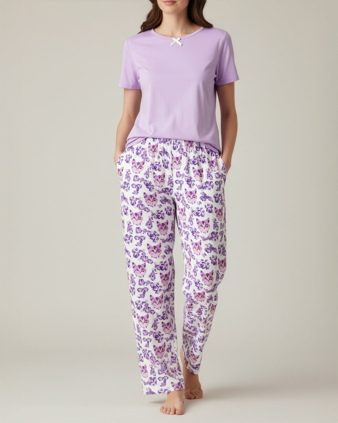 Cat Lover Capri Pajama Set