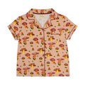 Mauve Mushroom Notch Collar Short Set - Haute Dreamz