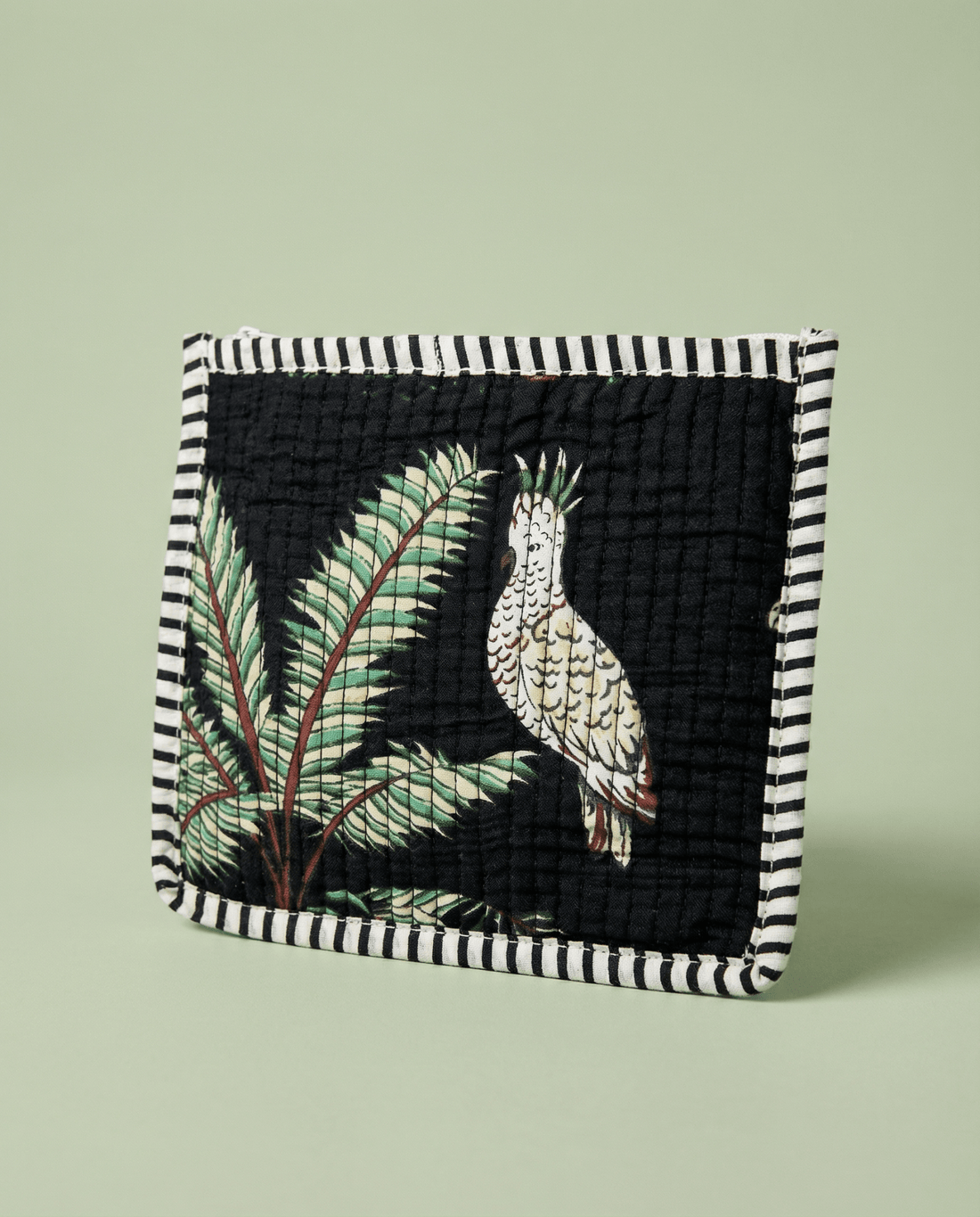Midnight Jungle Quilted Pouch - Haute Dreamz