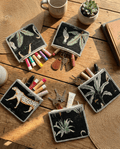 Midnight Jungle Quilted Pouch - Haute Dreamz