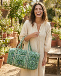 Mint Willow Quilted Weekender - Haute Dreamz