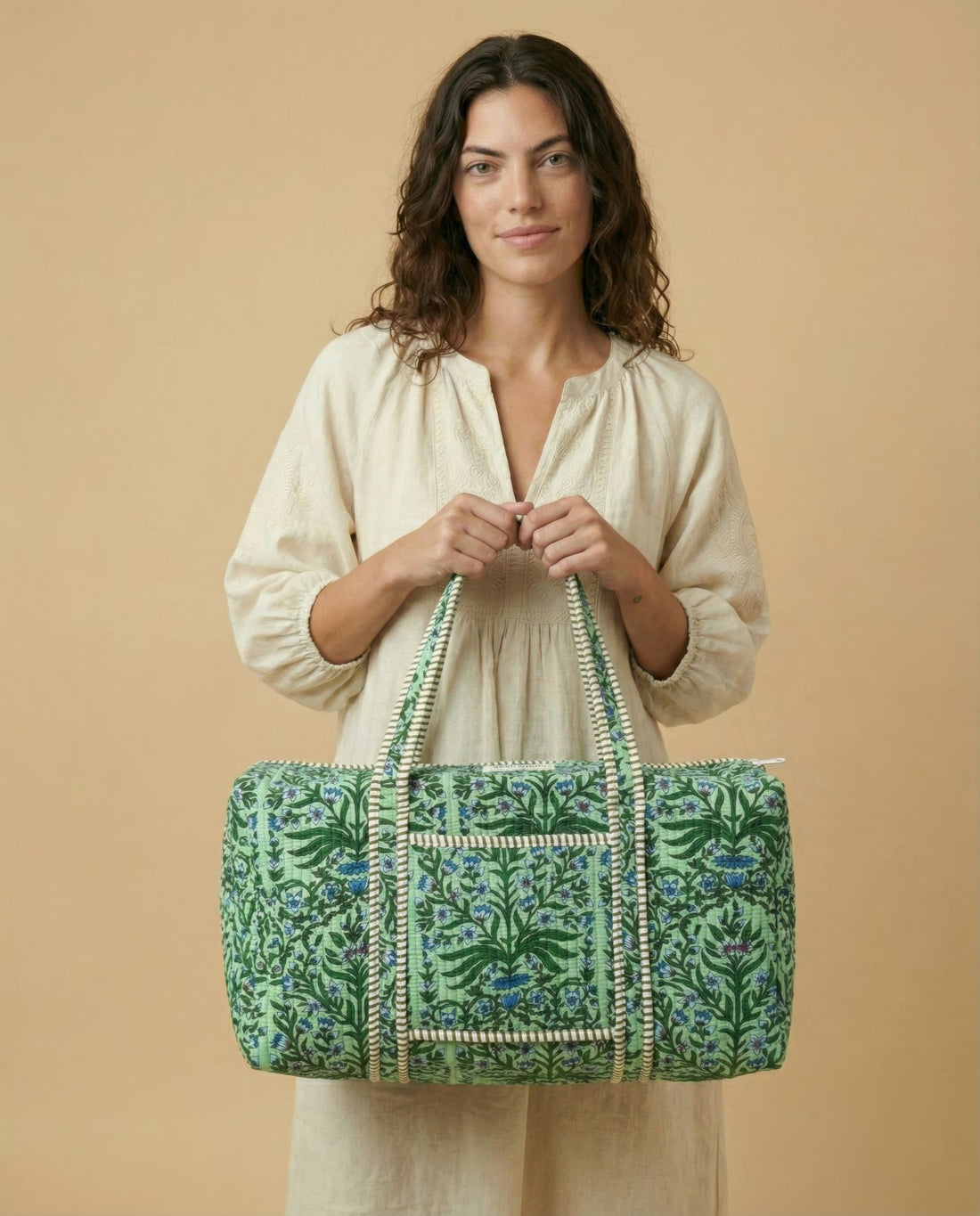 Mint Willow Quilted Weekender - Haute Dreamz