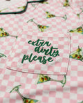 Pink Dirty Martini 3 - Piece Frilly Pajama Set - Haute Dreamz