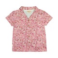 Pink Mushroom Notch Collar Short Set - Haute Dreamz