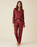 Red Cosmo Notch Collar Set - Haute Dreamz