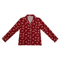 Red Cosmo Notch Collar Set - Haute Dreamz