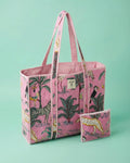 Savanna Pink Quilted Pouch - Haute Dreamz