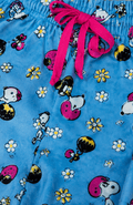 Snoopy Woodstock Football Ladies Velour Pant - Haute Dreamz