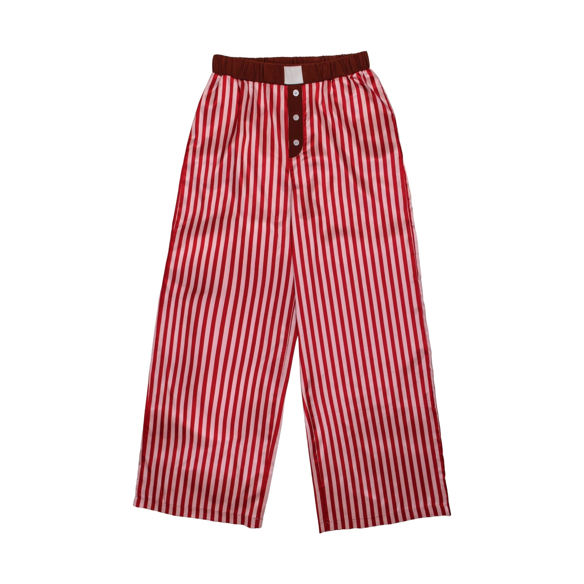 Striped Boxy Collar Tie Top & Boxer Set - Haute Dreamz