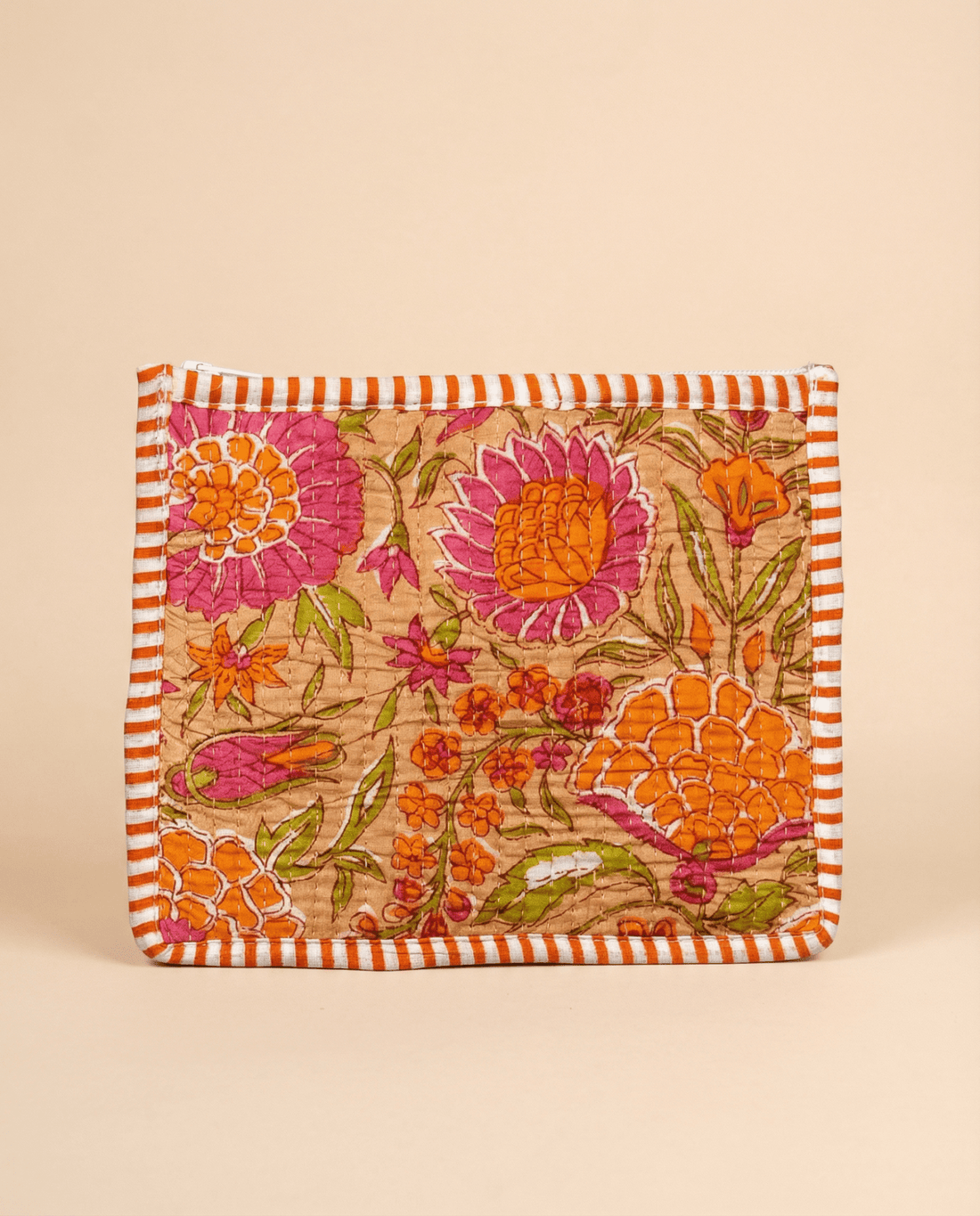 Sunset Bloom Quilted Pouch - Haute Dreamz