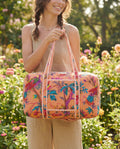 Sunset Parrot Quilted Weekender - Haute Dreamz
