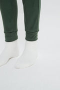Velour Plush Jogger PJ Set with Socks - Haute Dreamz